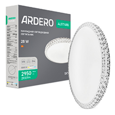AL577ARD 28W коло накладний 2100Lm 5000K 265*60mm IP44 SKY