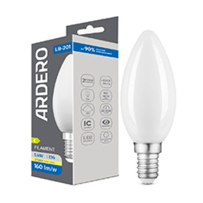 LB-201 C35 230V 5,4W   865Lm E14 2700K матована