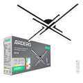 AL6106-1ARD 50W 3200Lm 3000K-6500K 580*580*70mm чорний PHOENIX