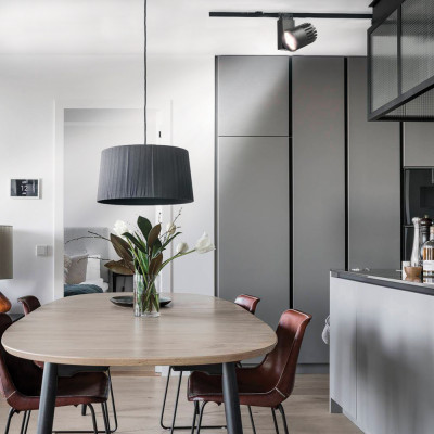 AL105 COB 40W 3600LM 4000K IP40 чорний 95*200*150 мм