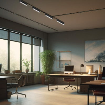 AL120F 20W 4000К 60 град чорний 281*33*75 мм