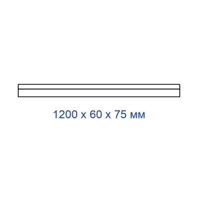 AL4030 48W 4000К, 230V, IP40, лінійний світильник, чорний