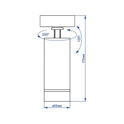 AL556 SMD 10W білий 4000K IP20 80 град