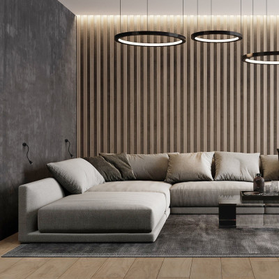 AL7720 COB 3W чорний 200Lm 3500K