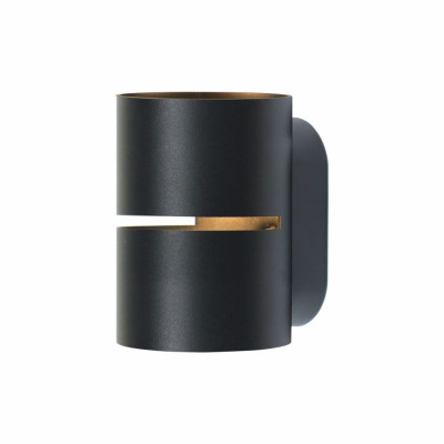 AL8001 G9 чорний, круг, 100*70*90mm