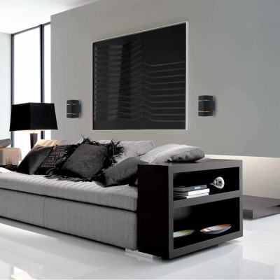 AL8002 G9 чорний, 104*74*150mm