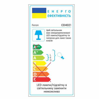 CD4021 GX53 прозорий із led підсвіткою SMD2835 20leds (4000K)