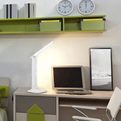 DE1725 настільний світильник чорний 30LED 9W 4000K (36*15*15cm) IP20