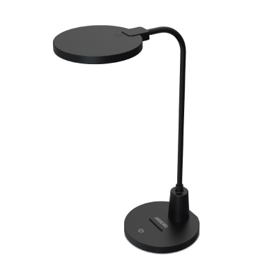 DE1736ARD настільний світильник чорний 9W 2700K-4000K-6500K 550LM , димер, (14.9*14*44.2cm) IP20