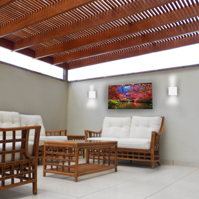 DH012 COB 2*3W 450LM 4000K IP54 , білий 100*100*100мм