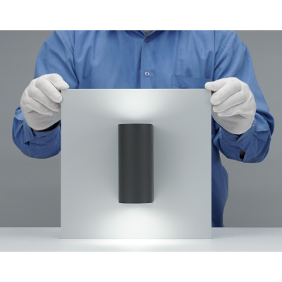 DH015 230V без лампи MR16/GU10*2, 68*152*92 сірий