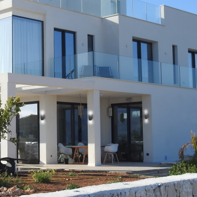 DH015 230V без лампи MR16/GU10*2, 68*152*92 сірий