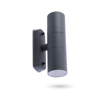 DH0704 230V 2*GU10, 60*163*103 сірий