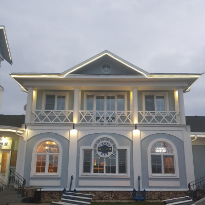 DH0704 230V 2*GU10, 60*163*103 сірий