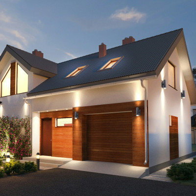 DH0704 230V 2*GU10, 60*163*103 чорний