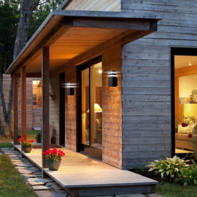 DH0806 230V без лампи E27 IP54 чорний 65*110*195