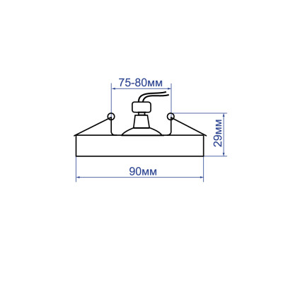 DL0375 MR16/G5.3 / пластик, білий, круг, поворотний