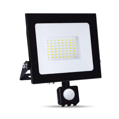 LL-2050ARD 50W з датчиком 4500Lm 6500K (198*183*79мм) чорний IP65