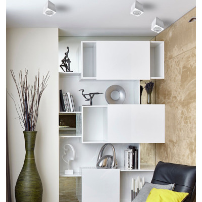 ML303-A MR16/GU10 чорний, квадрат, 80*100мм