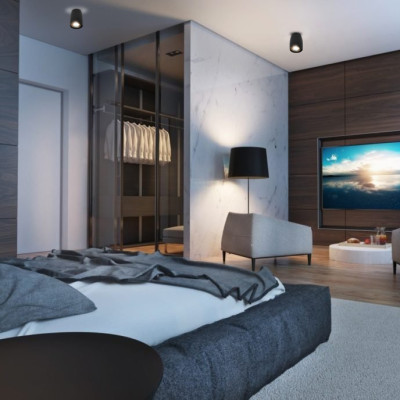 ML306 MR16/GU10 чорний, круг, поворотний, 80*100мм