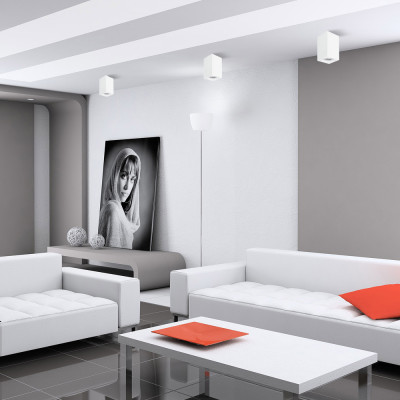 ML307 MR16/GU10 білий, квадрат, 60*100мм