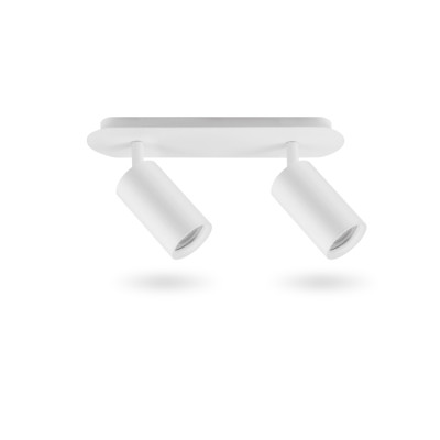 ML311-2 MR16/GU10 білий, круг, подвійний, поворотний, 290*70*162мм