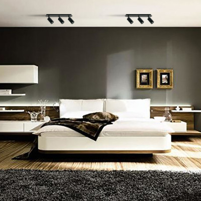 ML311-3 MR16/GU10 білий, круг, потрійний, поворотний, 430*70*162мм