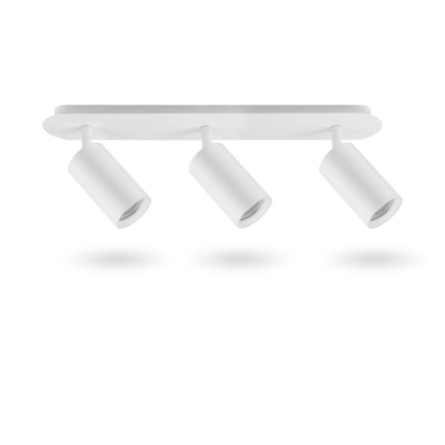 ML311-3 MR16/GU10 білий, круг, потрійний, поворотний, 430*70*162мм