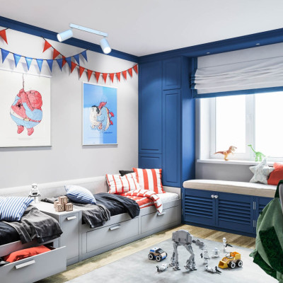 ML314-2 MR16/GU10, білий, подвійний, поворотний, 260*54*130 мм  LC