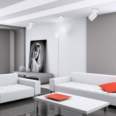 ML318-S MR16/GU10 із вимик. білий, 70*110мм