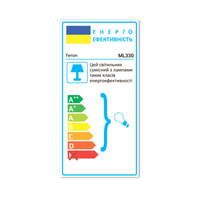 ML330 MR16/GU10 білий 55*204мм