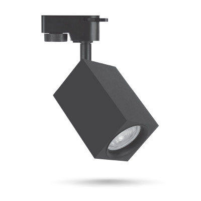 ML337 MR16/GU10 чорний, квадрат, 60*185мм