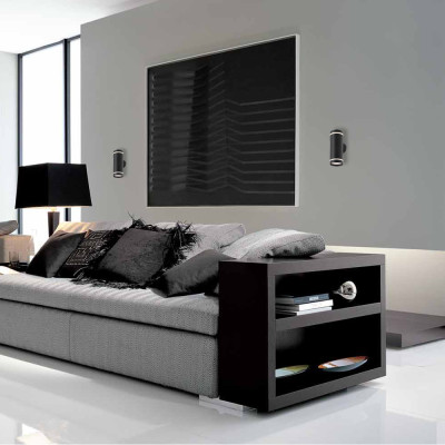 ML388-2 MR16/GU10 чорний, 70*200мм