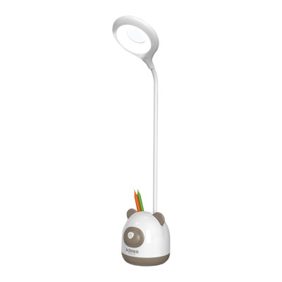 TGX-L3 настільний акум. світильник 4W 200Lm 4000K, 1200mA, USB (1,2м), 3 рівня яскр., білий/зелений