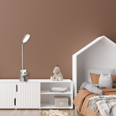 TGX-L4 настільний акум. світильник 4W 250Lm 4000K, 1200mA, USB (1,2м), 3 рівня яскр.,зелений/рожевий