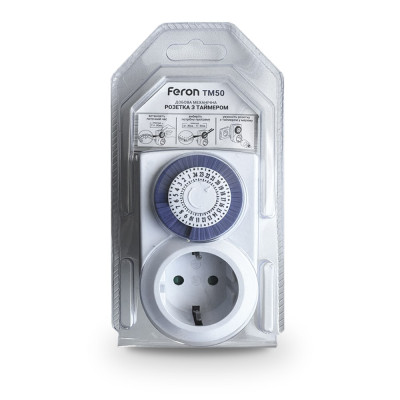 TM50 - розетка із таймером (добова) 3500W/16A 230V